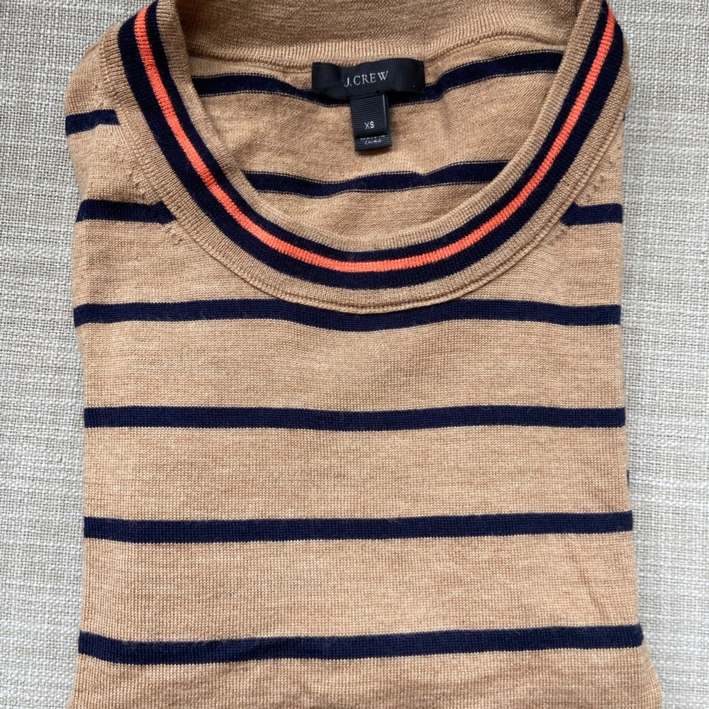 J.Crew Striped Knit Sweater, XS